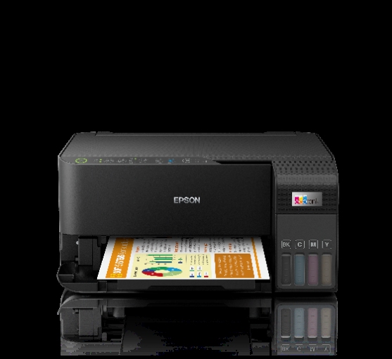 　　爱普生彩色商用墨仓式?一体机L3556(白)、L3558(黑)