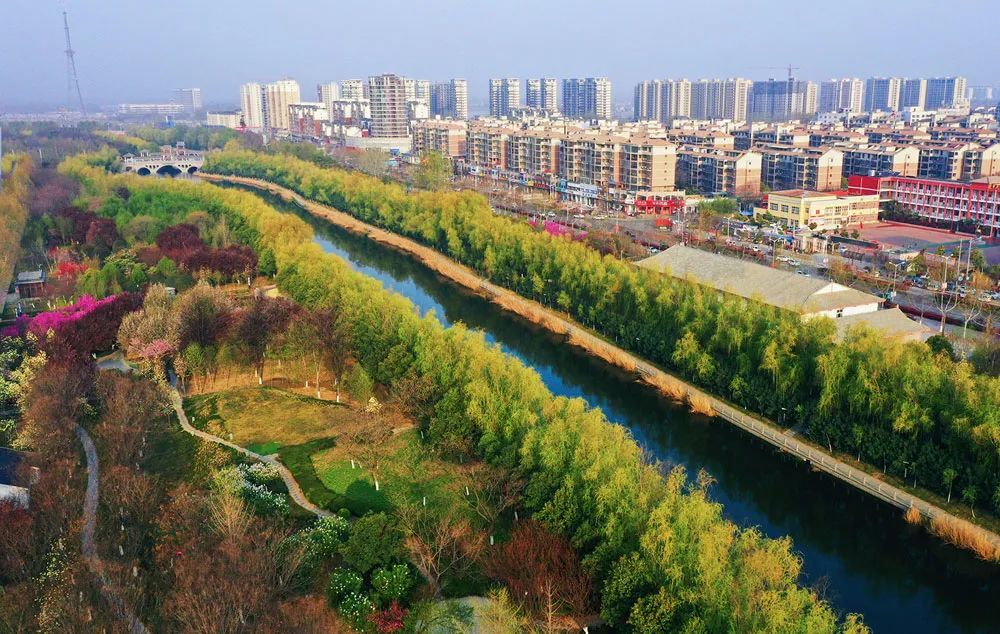 夏邑县古运河畔.记者 韩 丰 摄