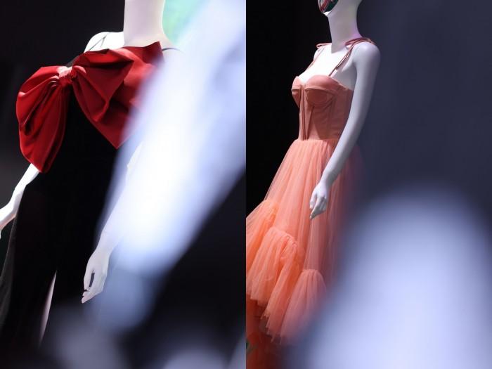 　　桐昆环保面料高定礼服