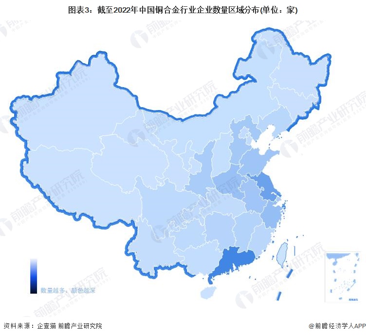 注：颜色越深代表企业数量越多;数据截至2023年3月2日。