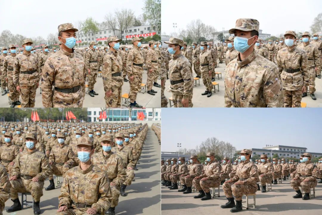 火箭军某部隆重举行新兵入伍训练开训动员大会