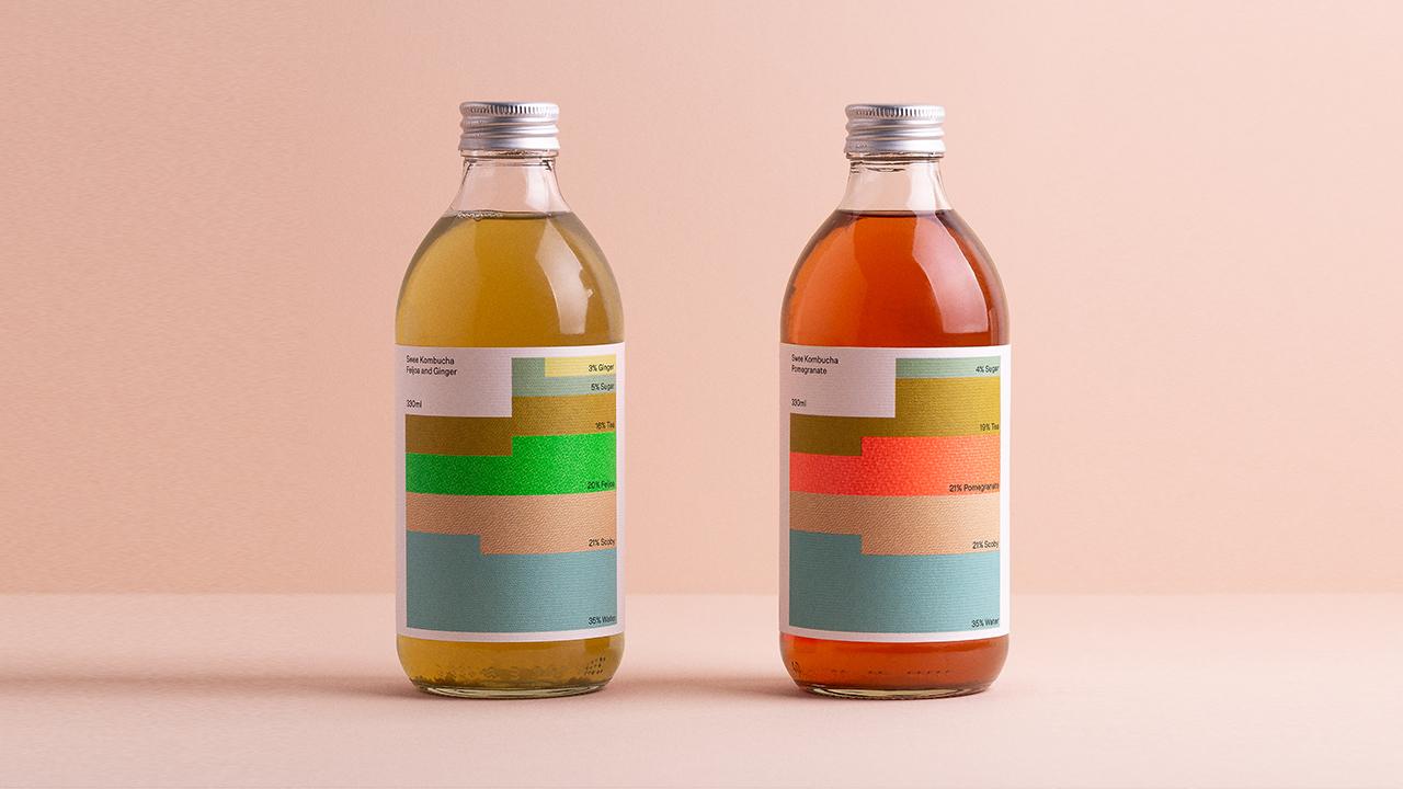 利用数据图表进行创意设计的茶饮料包装,饮料包装设计案例分享第78