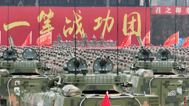 图片说明：授装仪式现场  枕戈观澜图