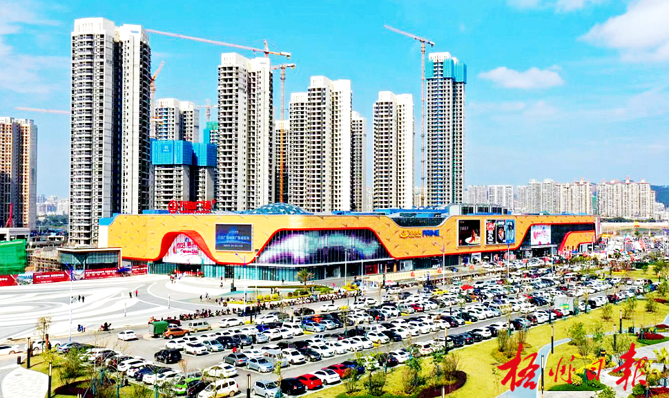 万达广场商圈 图片由万秀区委宣传部提供