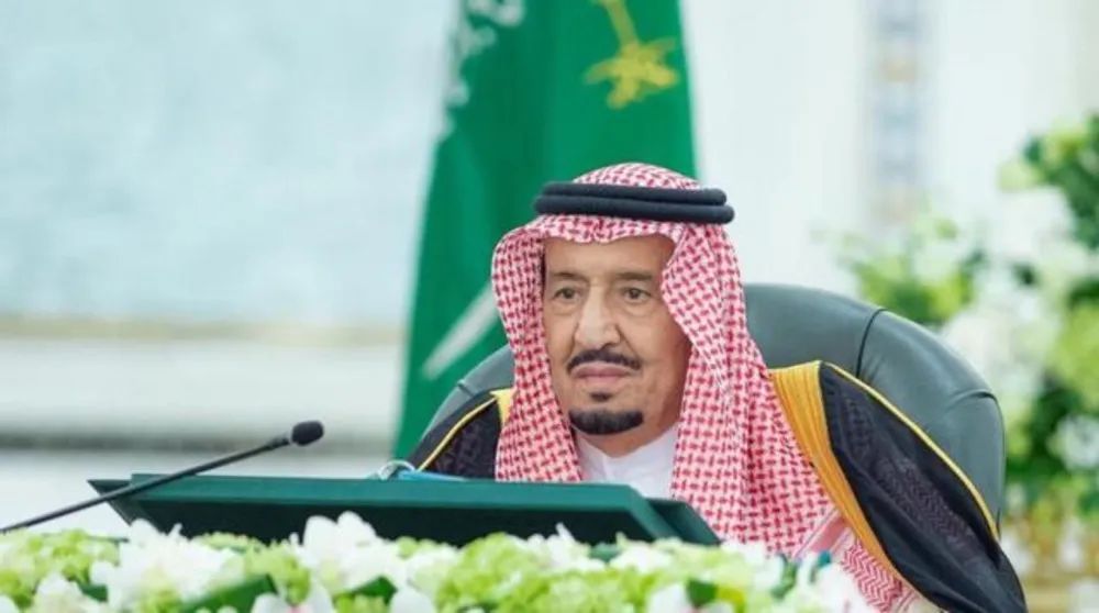 沙特国王萨勒曼主持3月29日内阁会议 图：沙特国家通讯社
