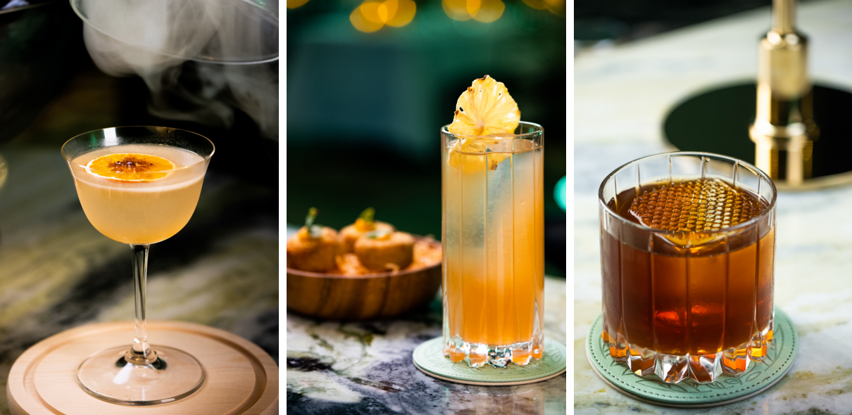 　　哈罗德英国调酒大师为哈罗德Piano Bar打造独家鸡尾酒单