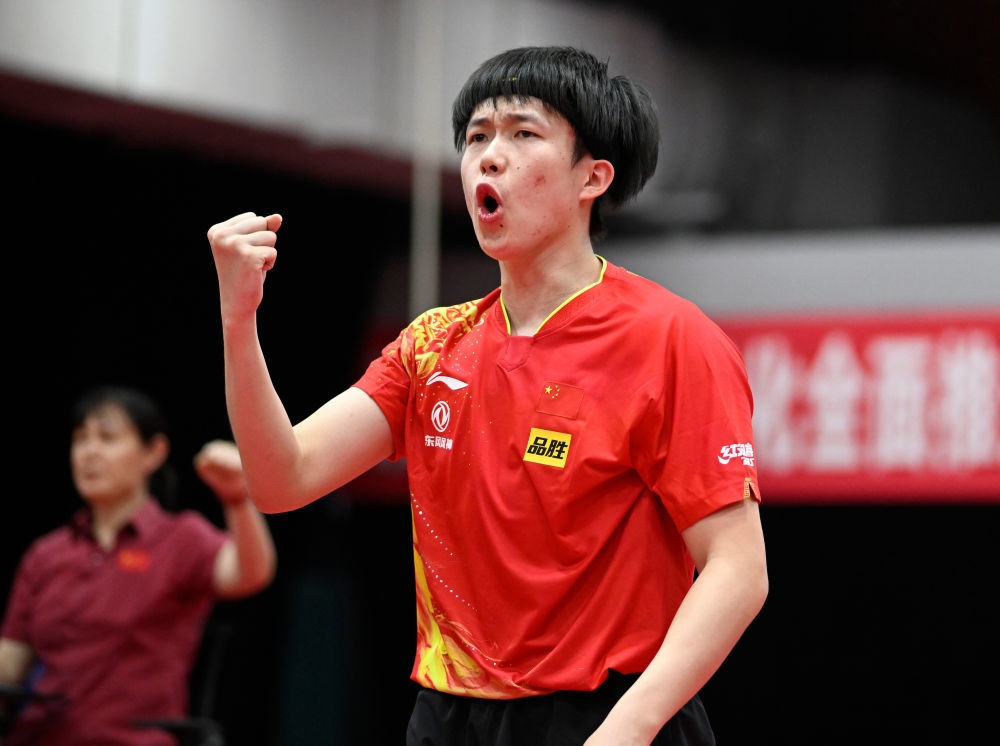 与2021年休斯敦世乒赛一样,王楚钦将再度出战男单,男双和混双三个单项