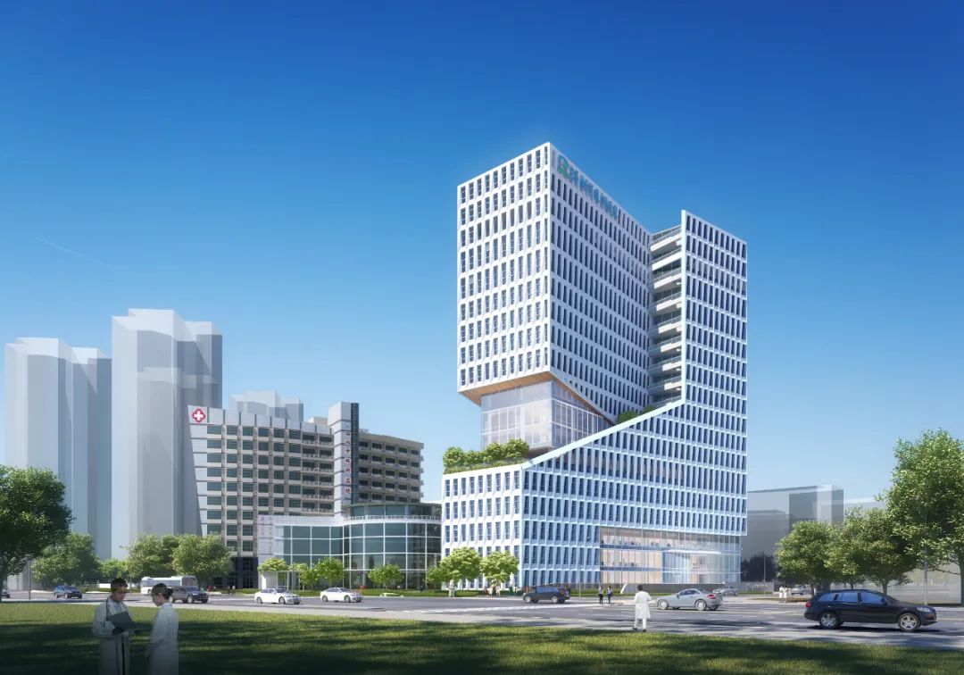 (医院外观效果图)