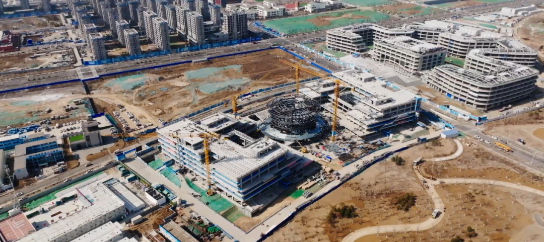 中国电信智慧城市产业园建设鸟瞰图