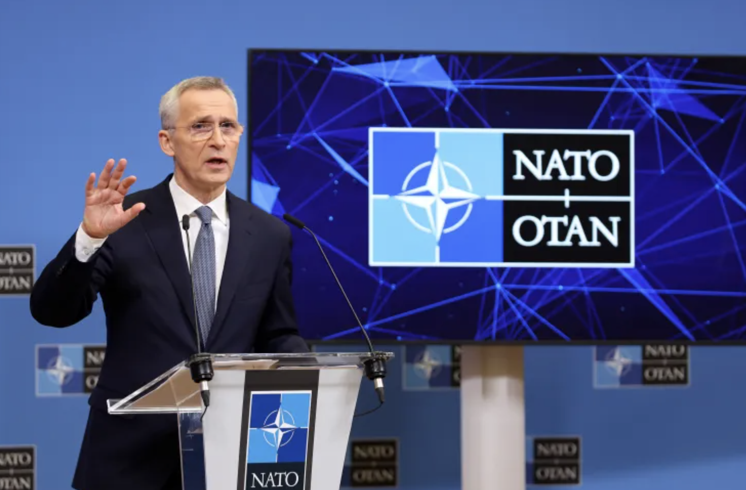 北约秘书长斯托尔滕贝格 资料图