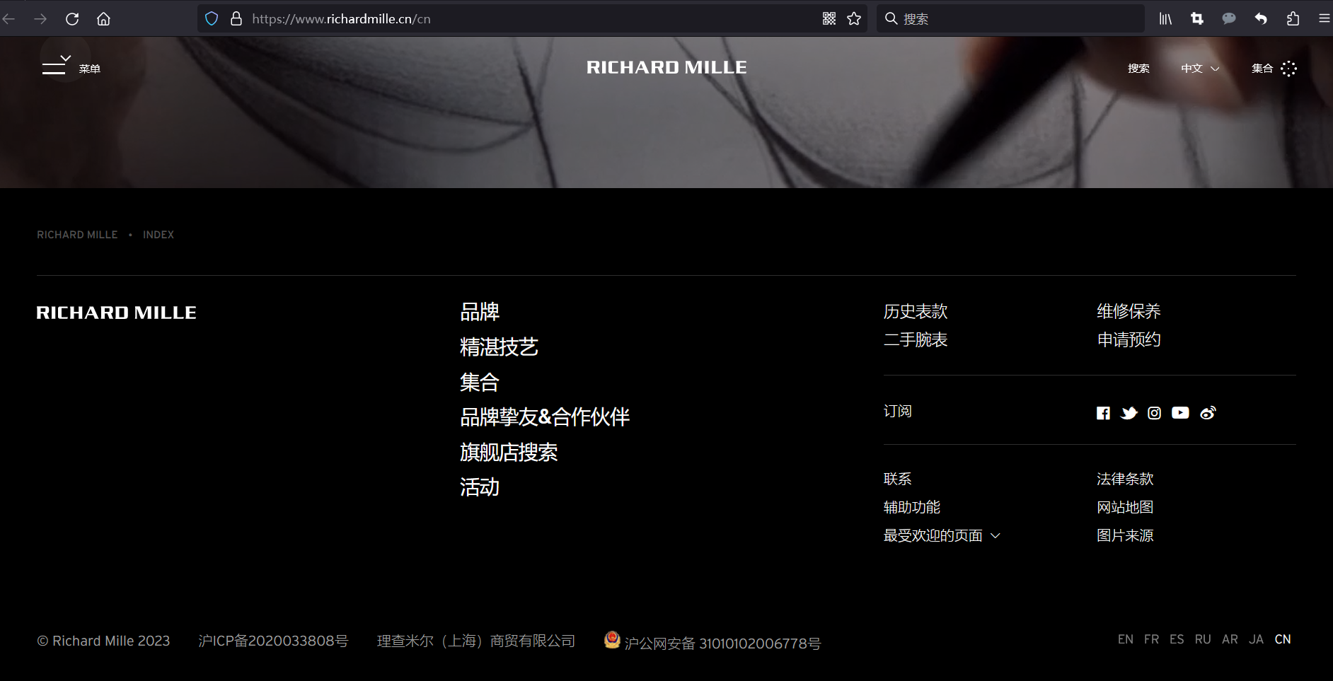 　　RICHARD MILLE中文官网