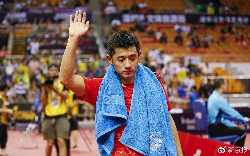 2018年中国乒乓球公开赛,张继科止步男单首轮.&nbsp; 资料图/视觉中国