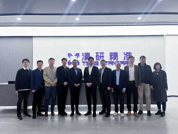 　　图 | 清研精准与恩艾中国(NI)双方代表合影