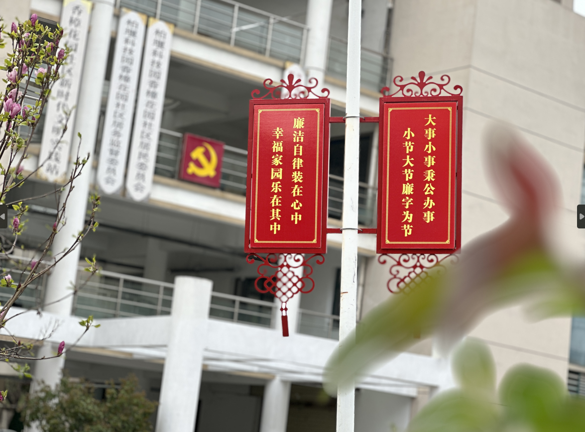 合肥柏堰科技园:灯杆牌"华丽变身"倡廉微阵地 助力党员干部眼明心更亮