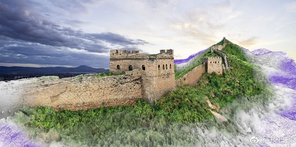 航测获得的实景三维模型示例(河北金山岭长城)