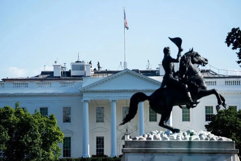 ▲資料圖片：在美國首都華盛頓拍攝的白宮。（新華社）