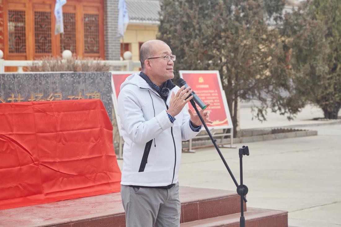 　　柯尼卡美能达中田裕司董事长发表致辞