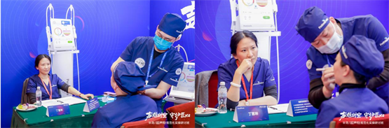 　　丁蕙琳主任担任半岛超声炮规范化培训考核考官