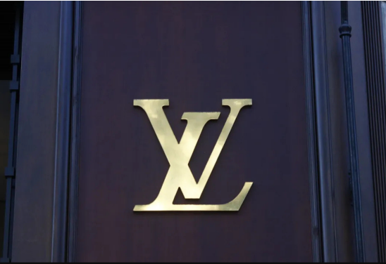 lv金色logo