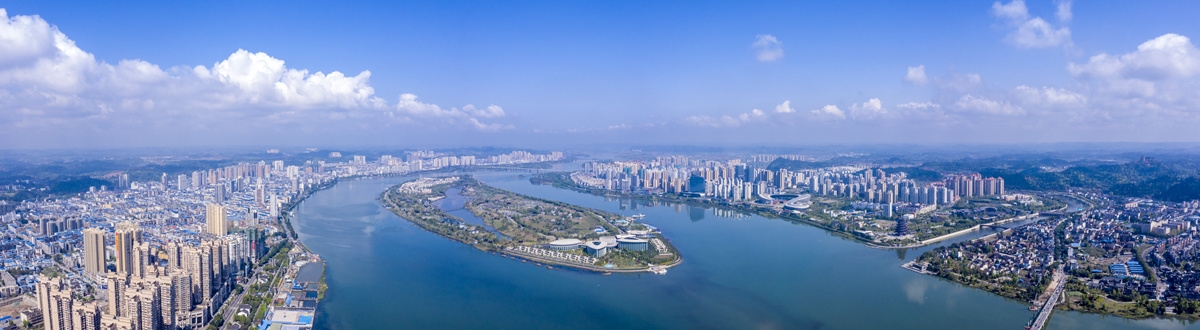 遂宁城市全景&nbsp;遂宁市委宣传部供图