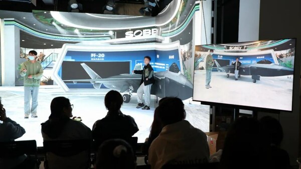 　　图为“知境”数字媒体教学实训系统