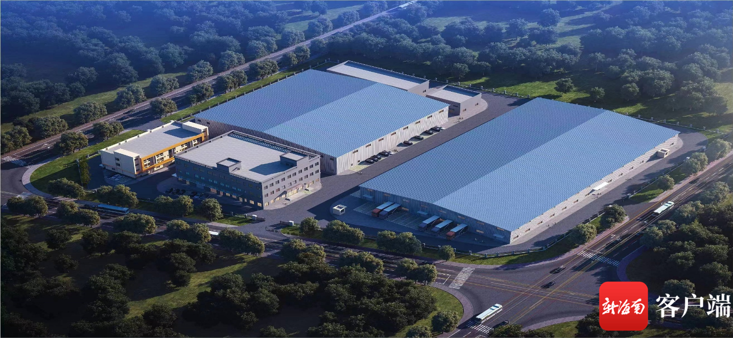 海南鲜友食品加工中心项目(效果图).琼海市发展和改革委员会供图