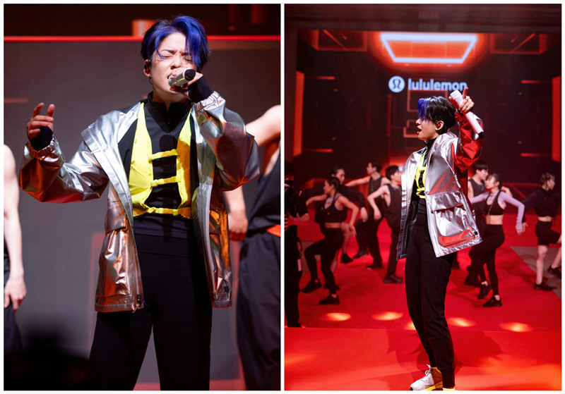 　　lululemon品牌大使刘逸云Amber Liu 带来新歌国内首舞台