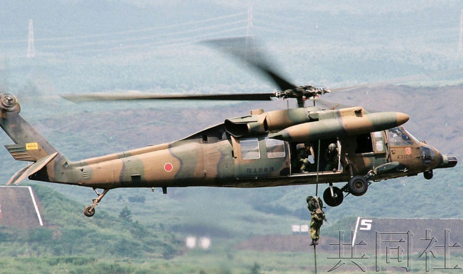 图为日本陆上自卫队的uh-60ja直升机.&nbsp;&nbsp