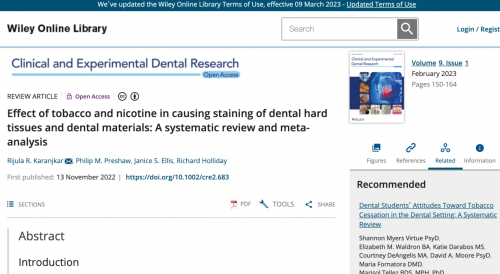 　　图：论文发表于《牙科临床实验研究》