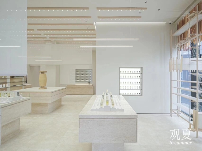 观夏江苏首店「观夏云坊」入驻南京万象天地|云锦|空间|织布机|洗手液|棉线_手机新浪网