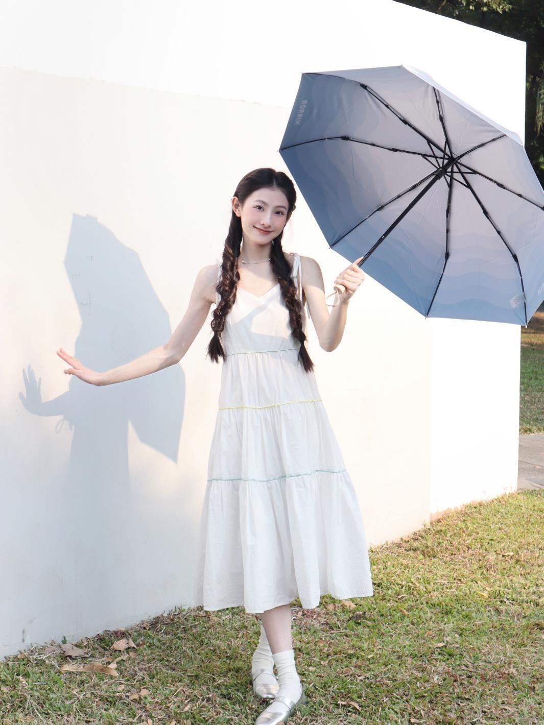 图为：SUNSKIP阳光跳跃迷失幻镜系列钛银伞