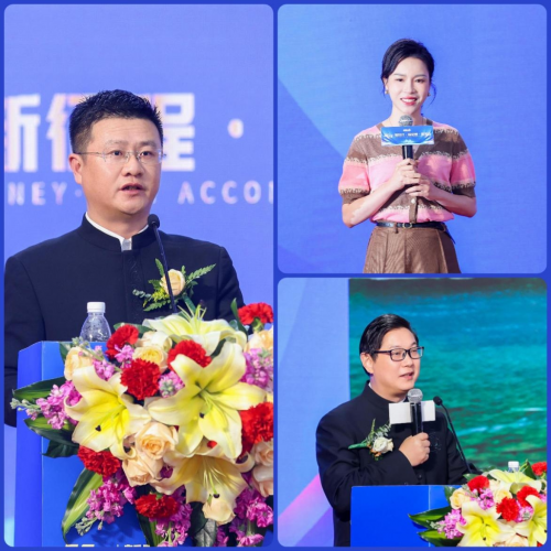 大农国董事长张帅（左图）、天杰关爱儿童慈善基金会长谭艳（右上）、逸龙文化董事长张天杰（右下）