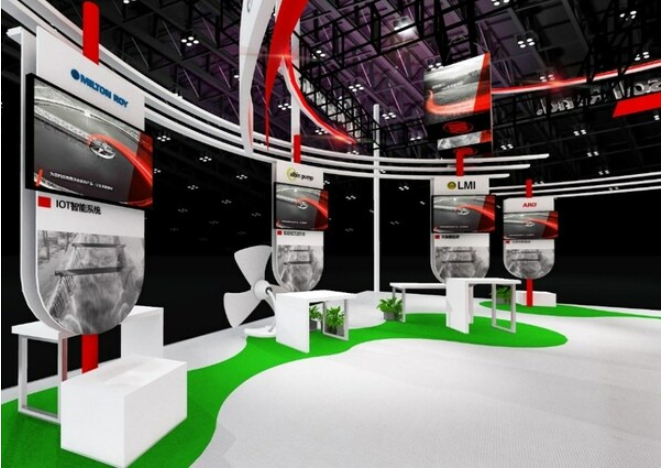 　　英格索兰2023环博会展示区域（效果图）