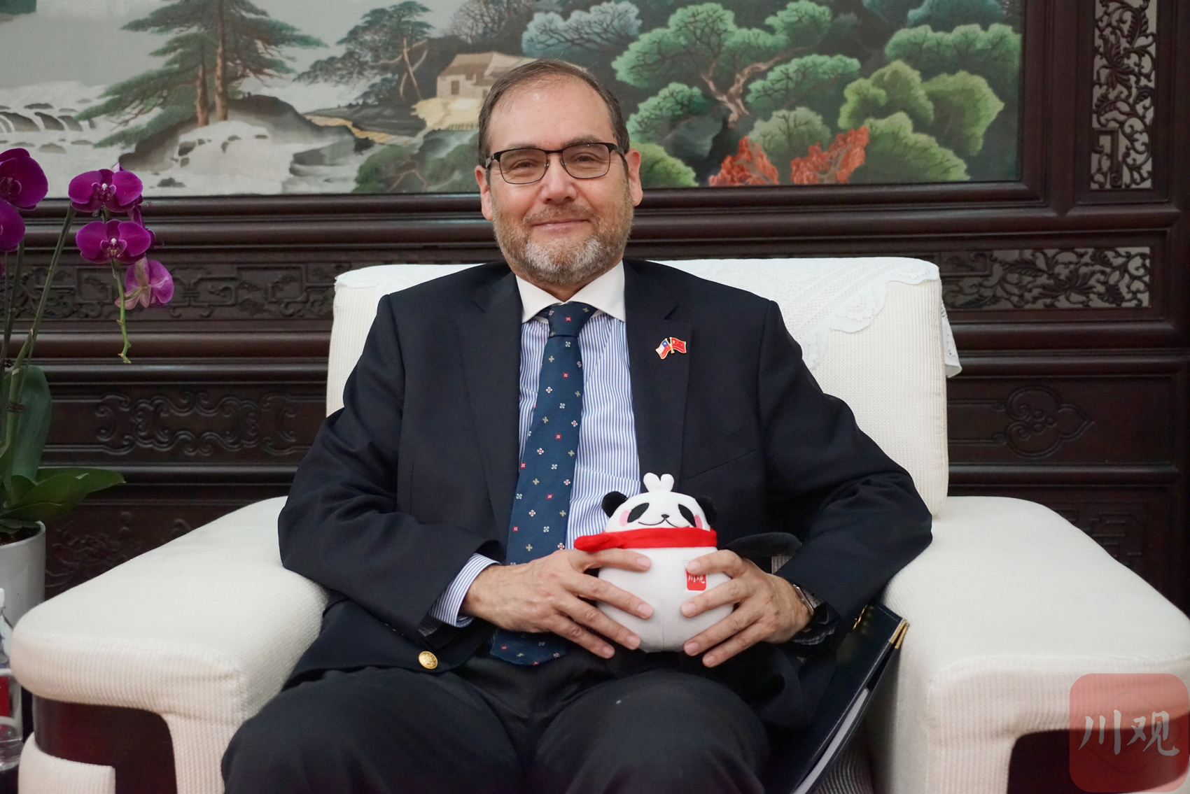 高端访谈丨智利驻华大使乌尔塔多:第一次访川,有太多事情想做|智利