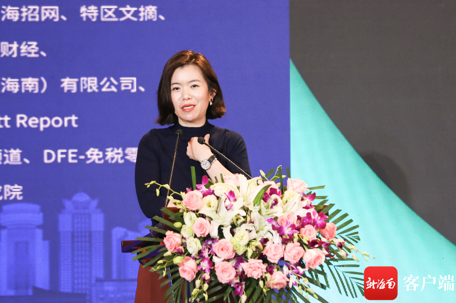 　　得物平臺業務負責人李春露。記者 李昊 攝
