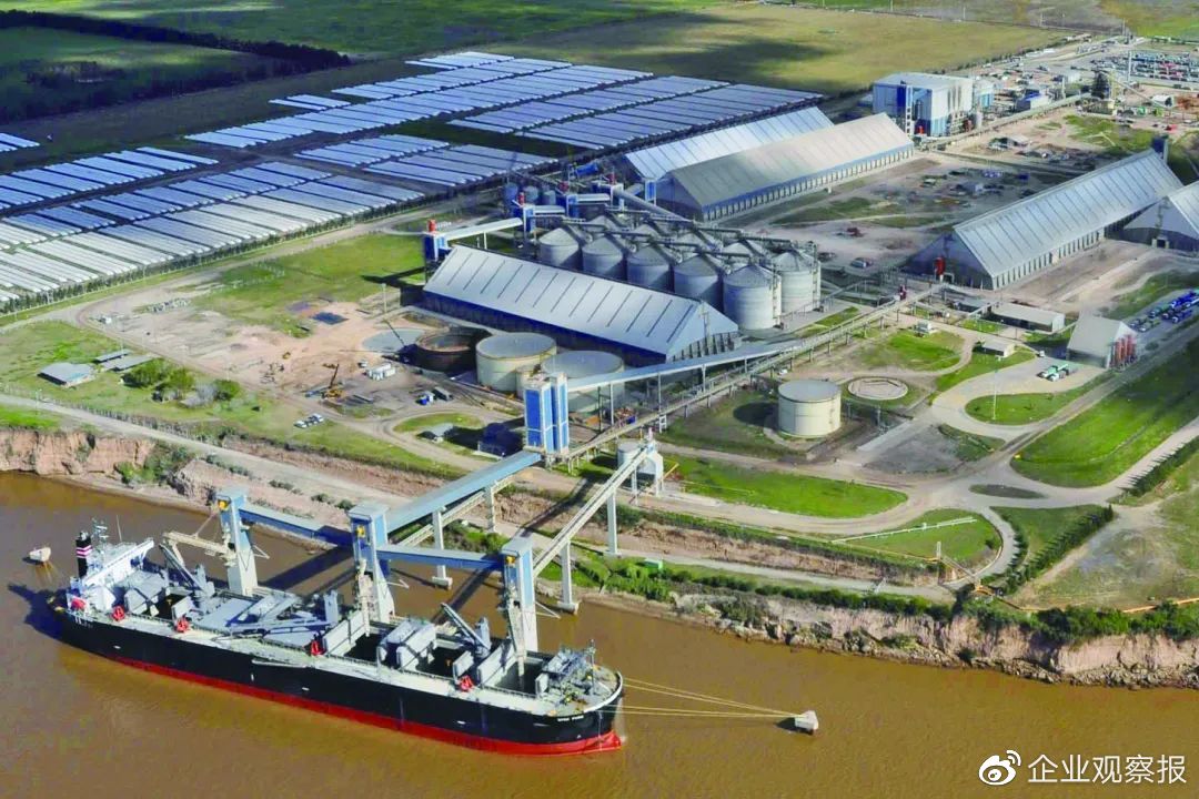 中粮阿根廷罗萨里奥timbúes港口&nbsp