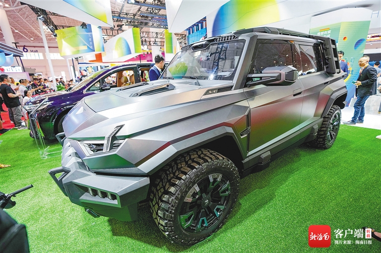 新款猛士汽车.海南日报记者 王程龙 摄