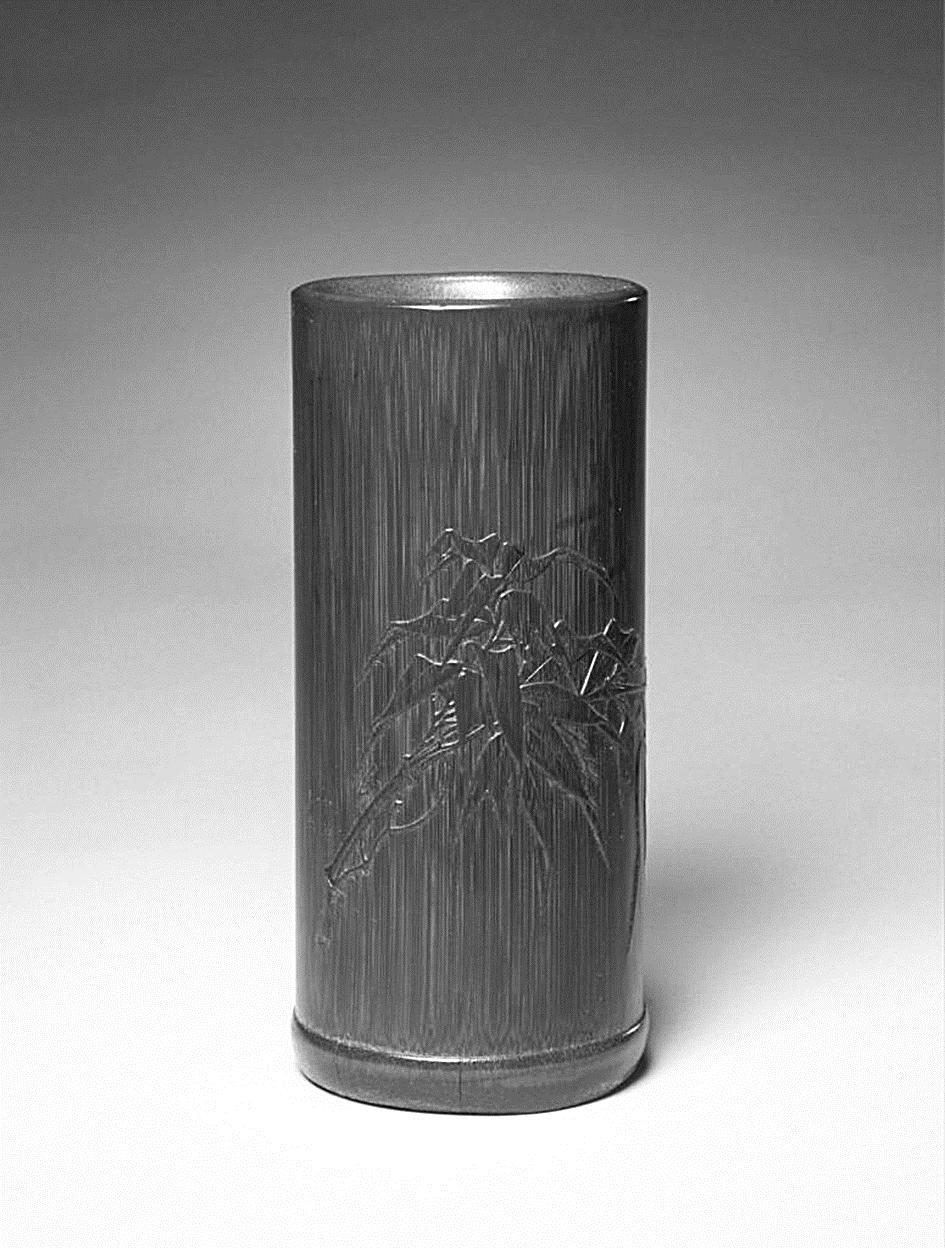 "仲谦"即明末竹刻艺术家濮仲谦.