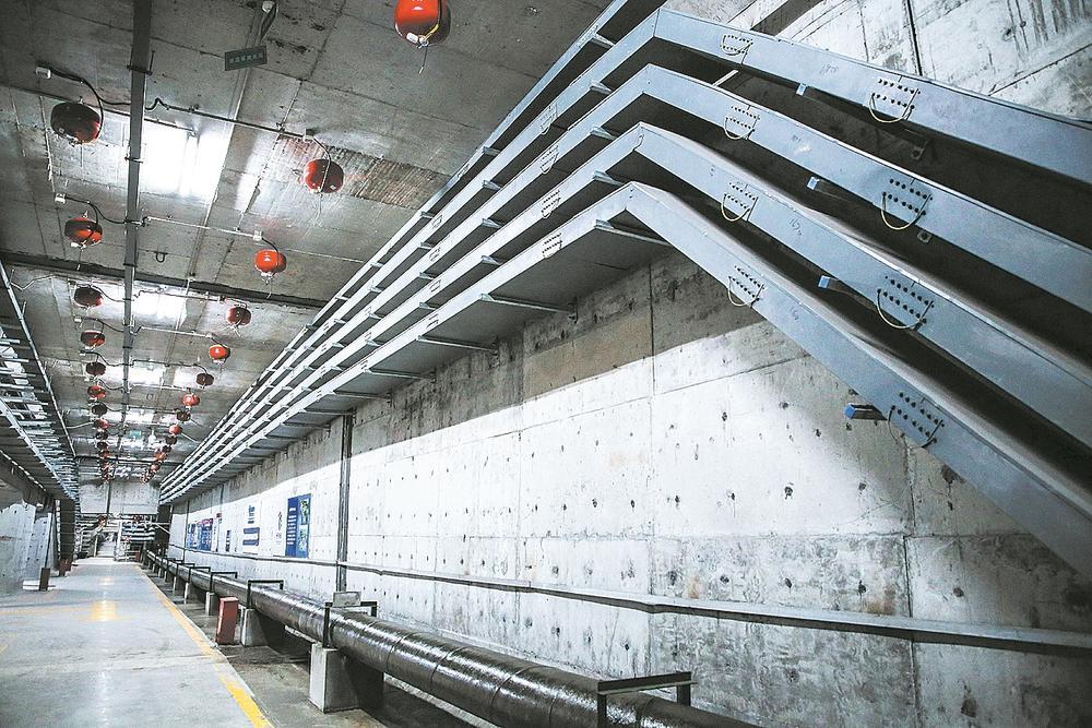 探秘成都市城市地下综合管廊 管线的地下"房子"长啥样?