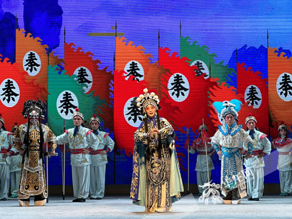 京剧《秦良玉》演出现场.华龙网-新重庆客户端记者 刘钊 摄&nbsp