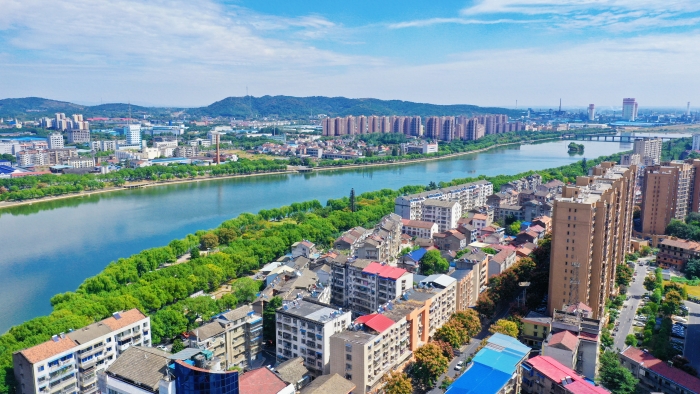 图为当阳城区.(方梓轩 摄)