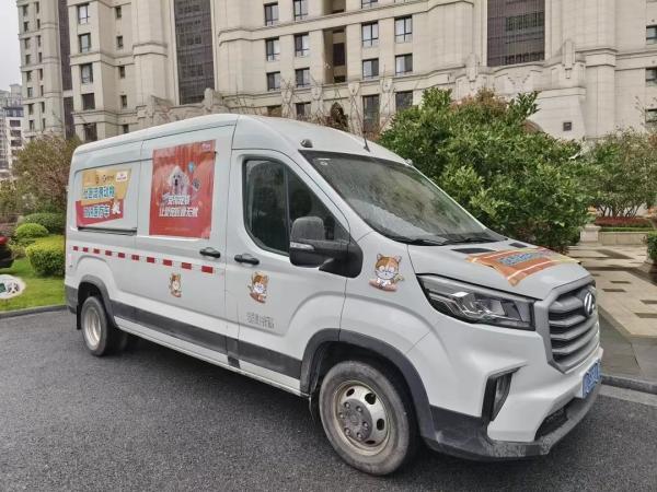 小桔灯tnr公益车,可上门为社区提供流浪猫的绝育服务,超过8只(8只及