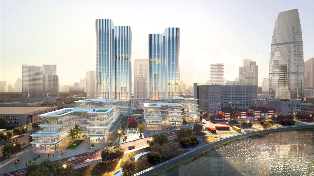 "白鹭湾数字新经济科创园"项目设计效果图