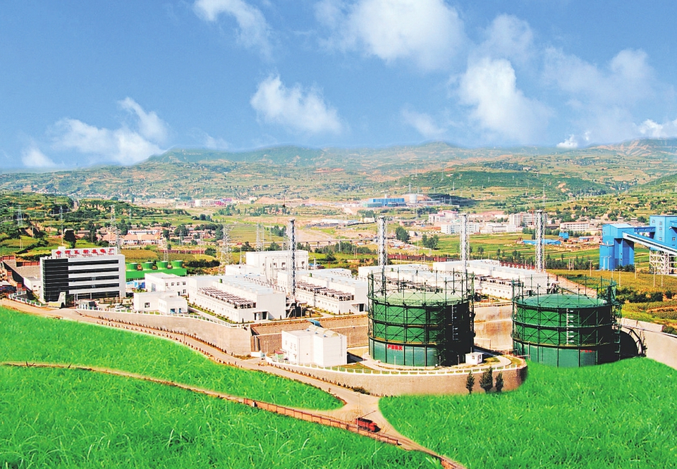 全球最大的瓦斯发电厂——寺河瓦斯发电厂(资料图片).