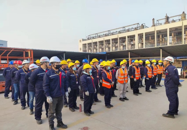 项目部每日晨会