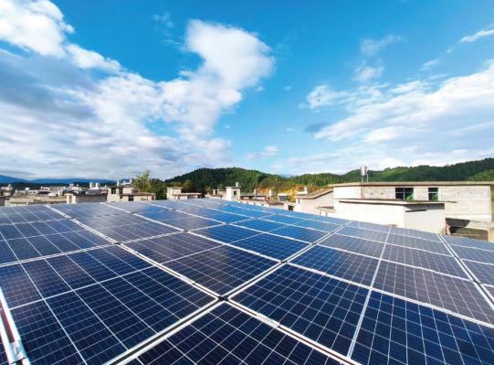 创维光伏在山东省德州市平原县落地的“金装房”