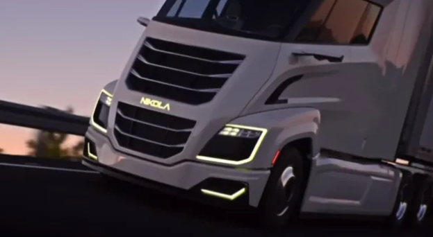 Nikola One 卡车宣传视频截图    图片来源：Nikola