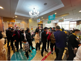 图：院内患者参与活动现场