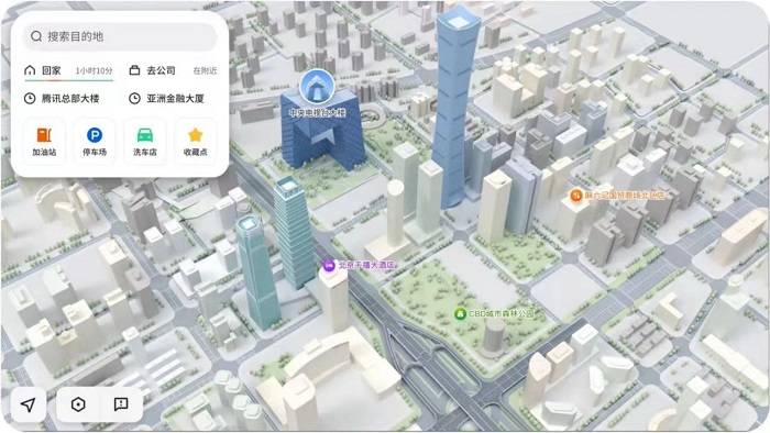 （三维化、逼真化的地图渲染）