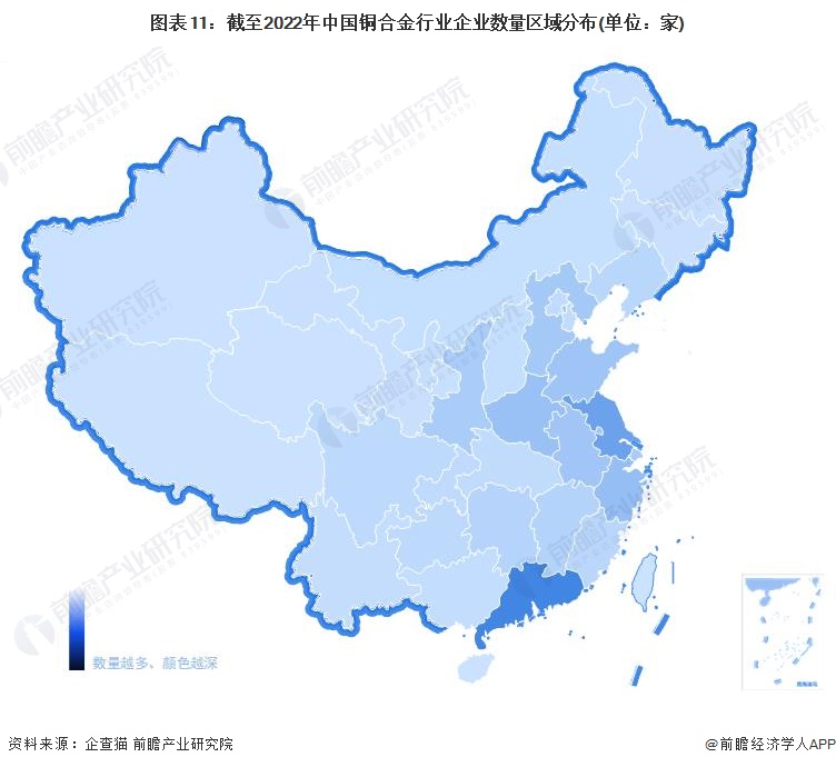 注：颜色越深代表企业数量越多;数据截至2023年3月2日。